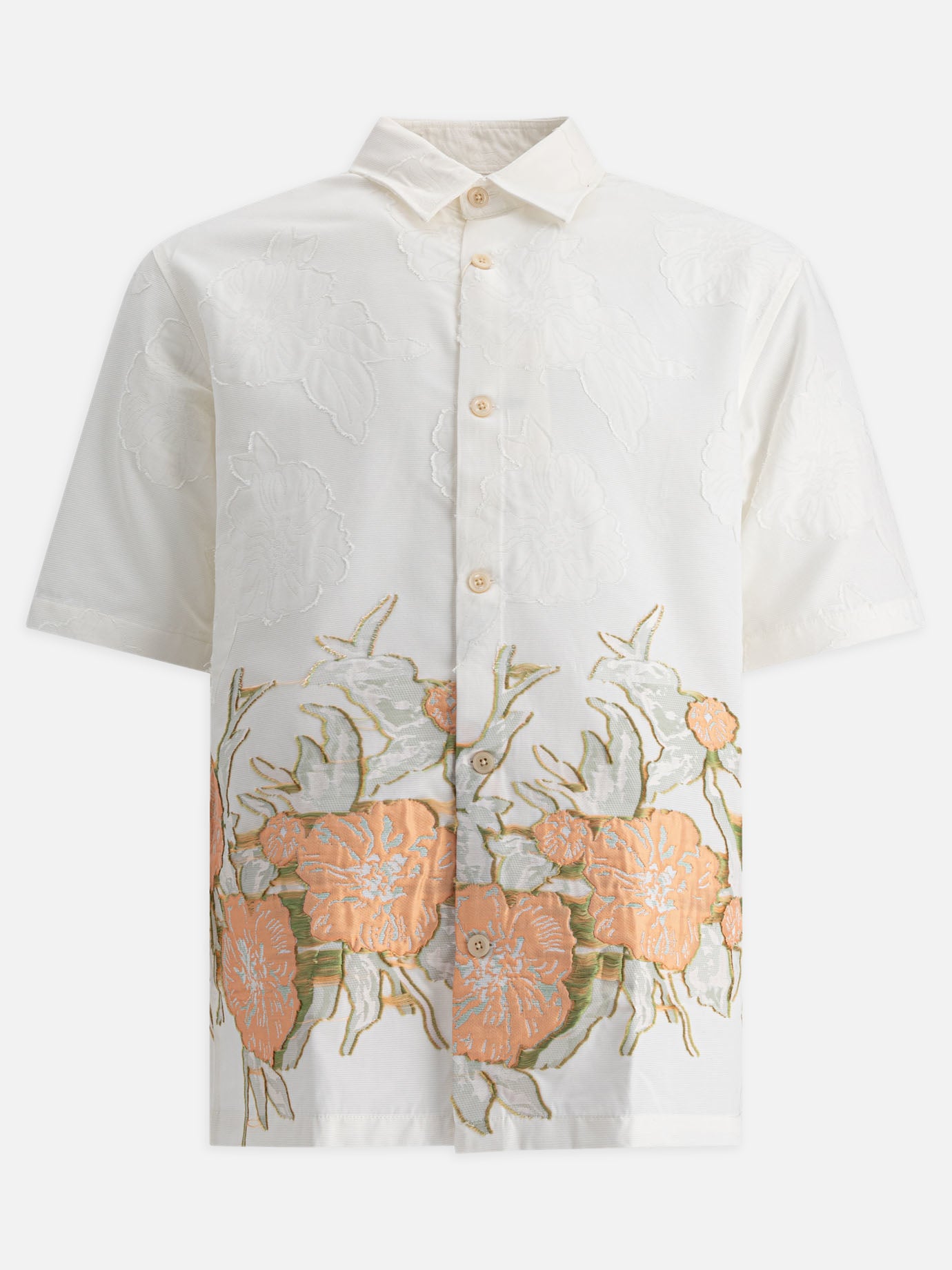 Camicie casual Embroidered  Bianco - NN.07 Uomo | PDP | VIETTI Online Store | thumbnail