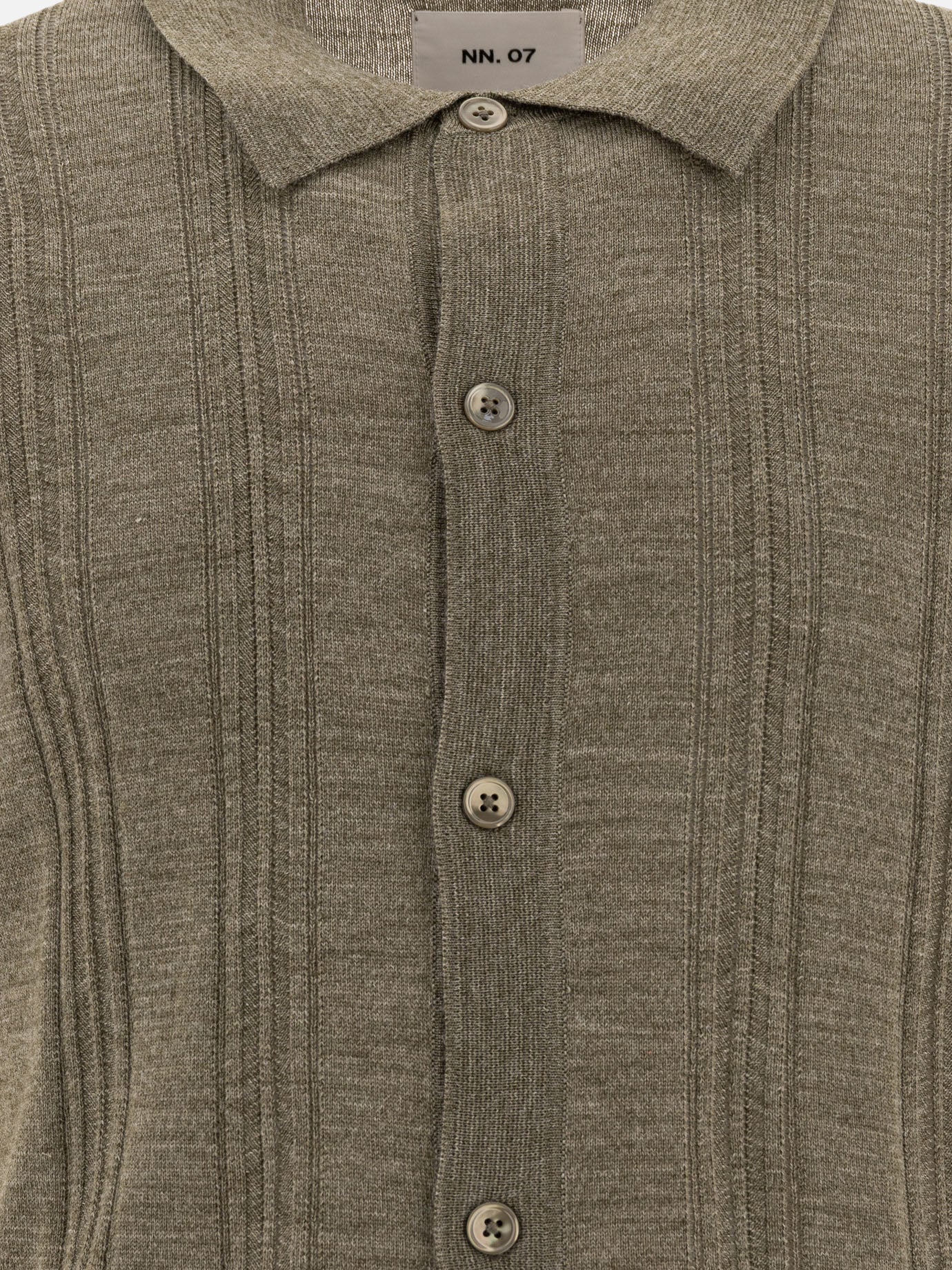 Polo con bottoni Solid colour  Verde - NN.07 Uomo | PDP | VIETTI Online Store | Zoom-Modal_3
