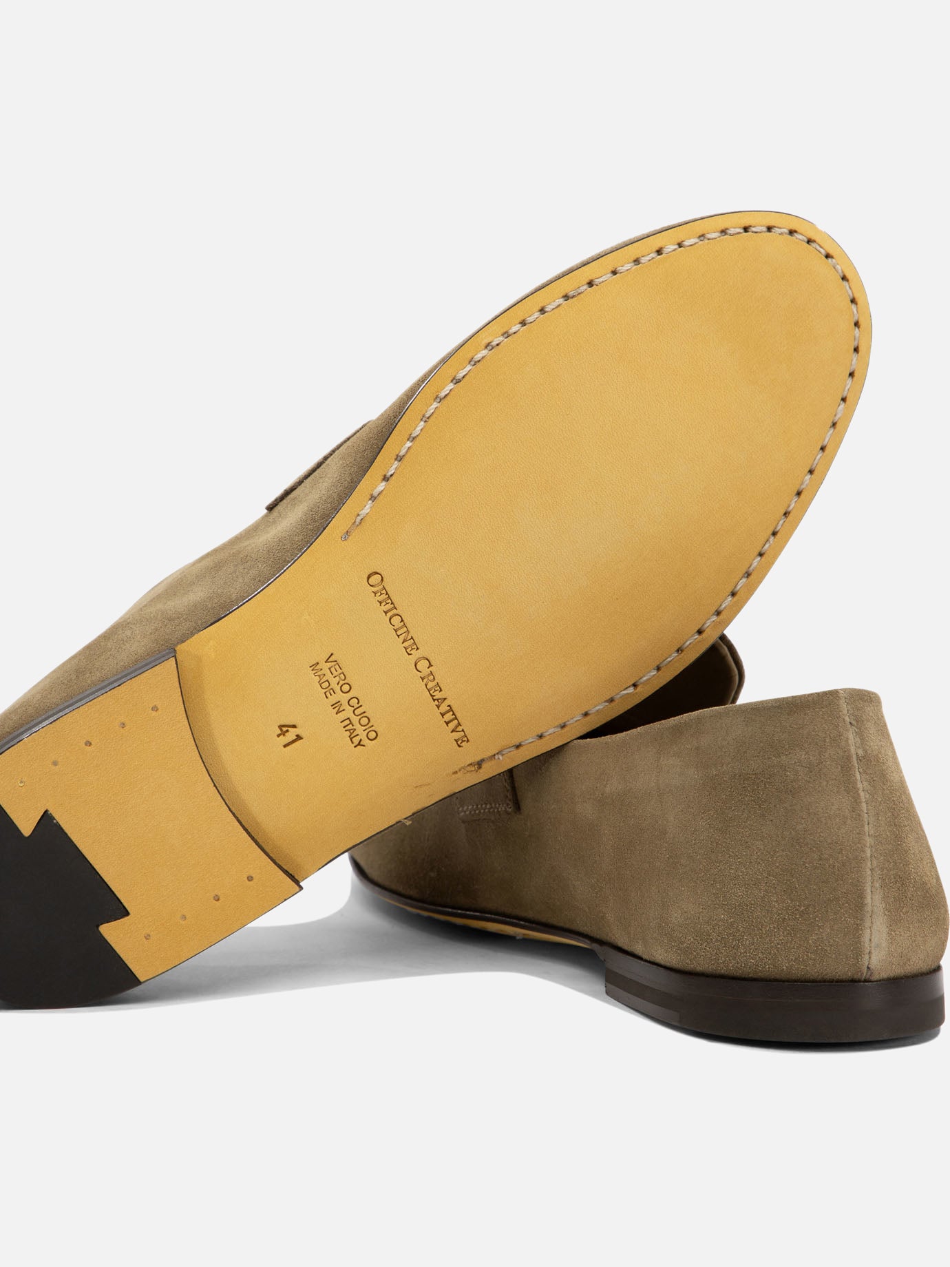 Mocassini 100% leather - 100% leather  Marrone - Officine Creative Uomo | PDP | VIETTI Online Store | thumbnail_5