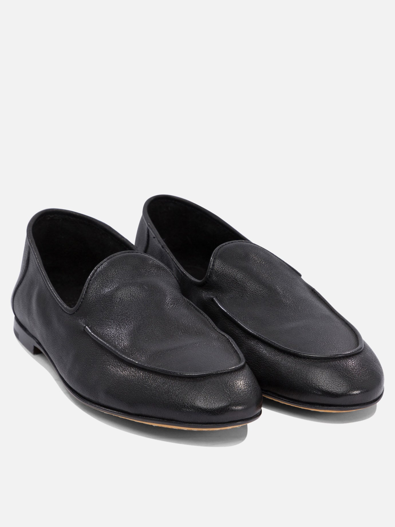 Loafers 100% leather - 100% leather  Black - Officine Creative Women | PDP | VIETTI Online Store | thumbnail_2