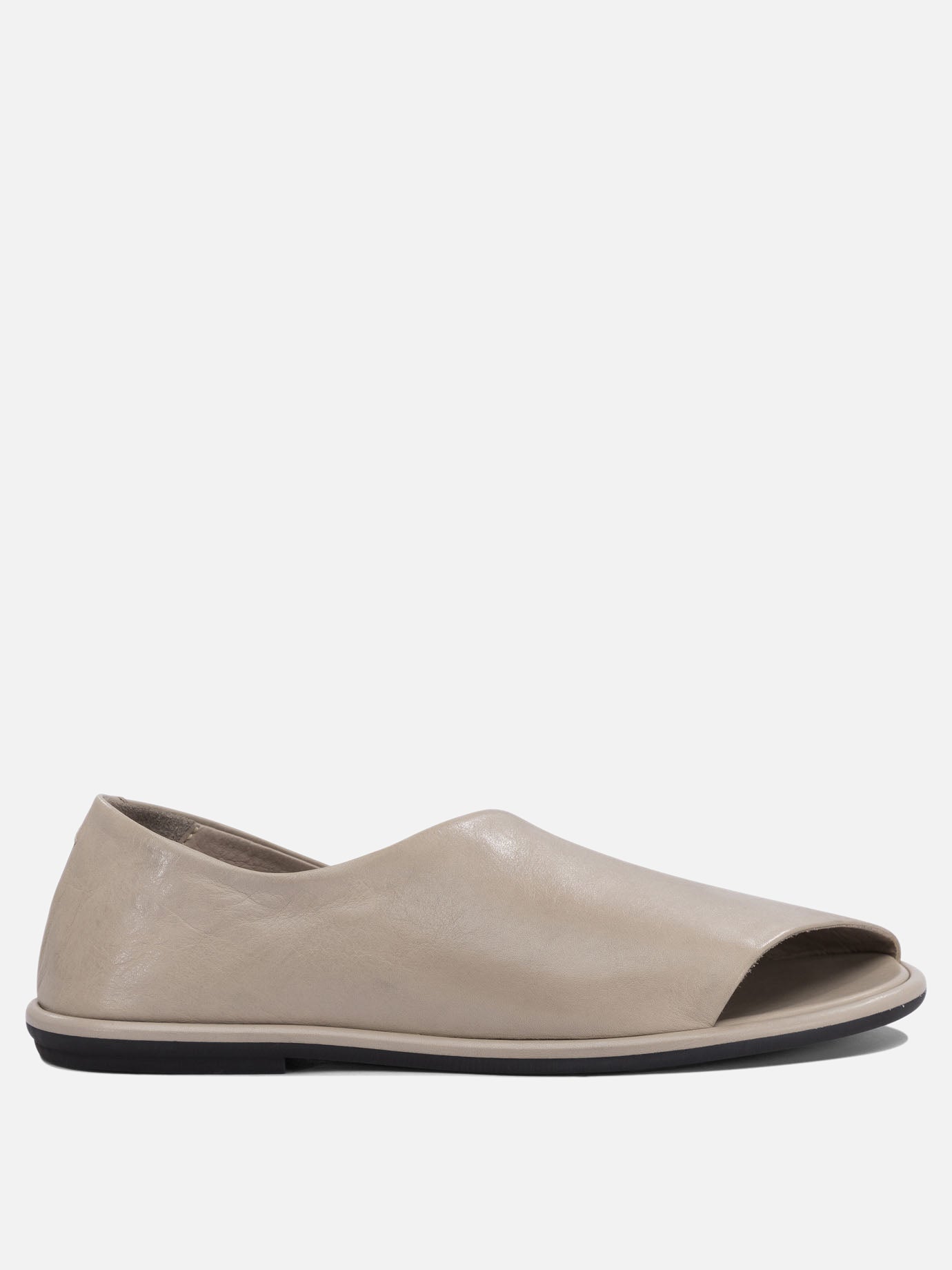 Sandali bassi 100% leather - 100% rubber  Nero - Officine Creative Donna | PDP | VIETTI Online Store | thumbnail