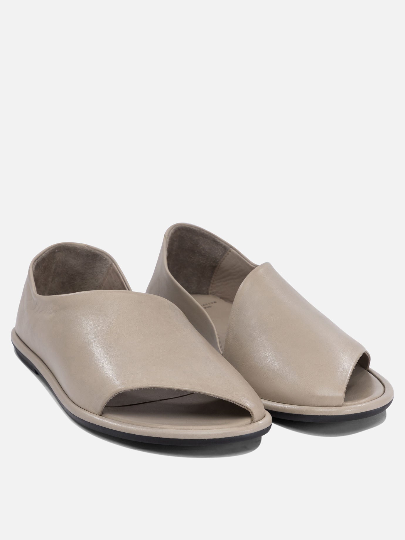 Sandali bassi 100% leather - 100% rubber  Nero - Officine Creative Donna | PDP | VIETTI Online Store | thumbnail_2