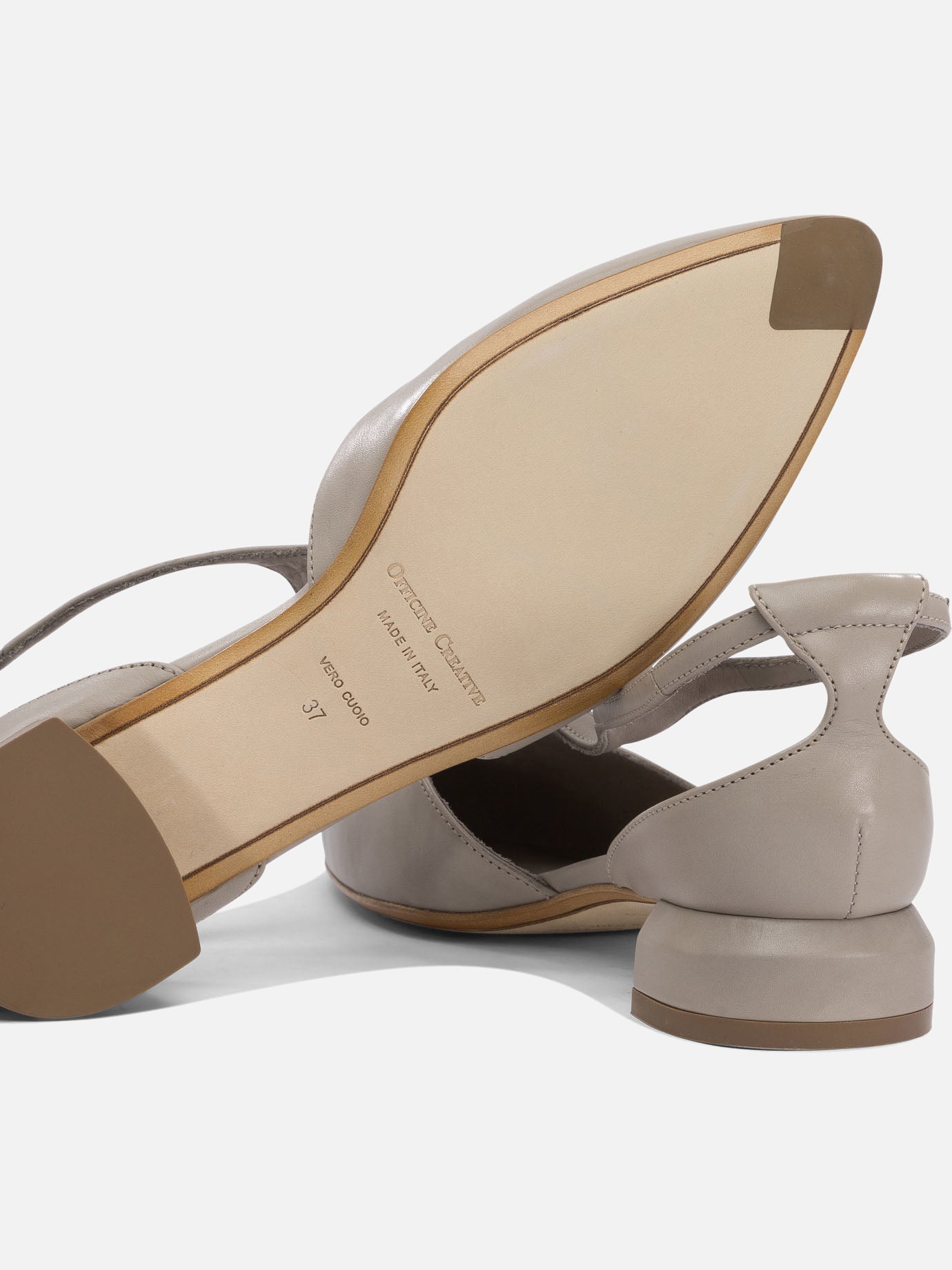 Mary Jane 100% leather - 100% leather  Beige - Officine Creative Donna | PDP | VIETTI Online Store | thumbnail_5