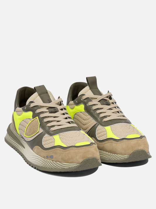 Sneaker basse 50% fabric 25% calf leather 25% sheep leather - 100% poliurethane thermoplastic  Verde - Philippe Model Paris Uomo | PLP | VIETTI Online Store | 2
