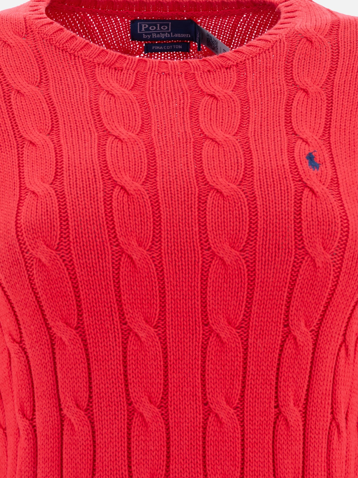 Polo Ralph Lauren Crew-neck cable-knit sweater 18962511_S Red thumbnail_3