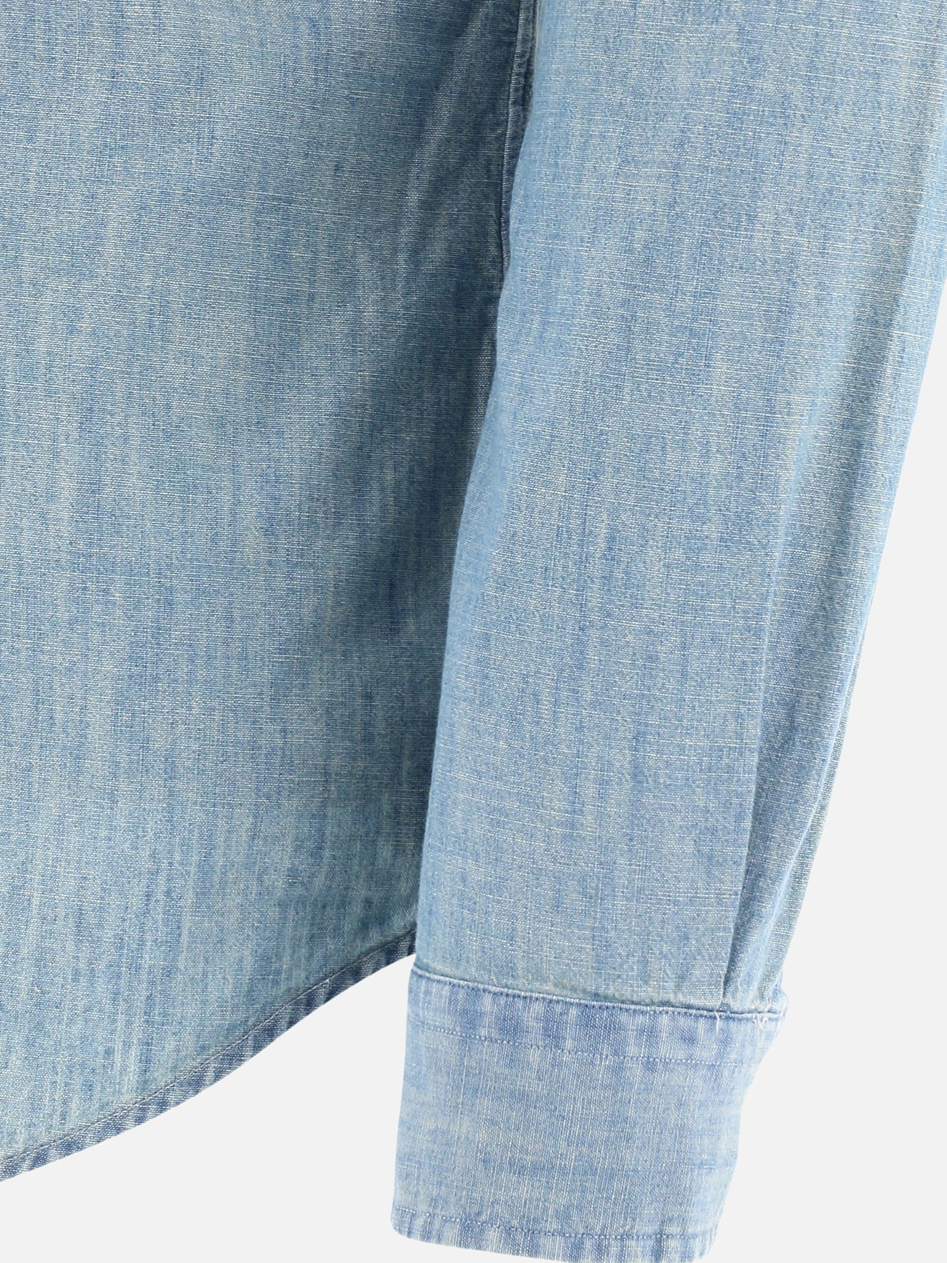 Polo Ralph Lauren Camicia in chambray slim-fit 10446741_M Light blue thumbnail_4
