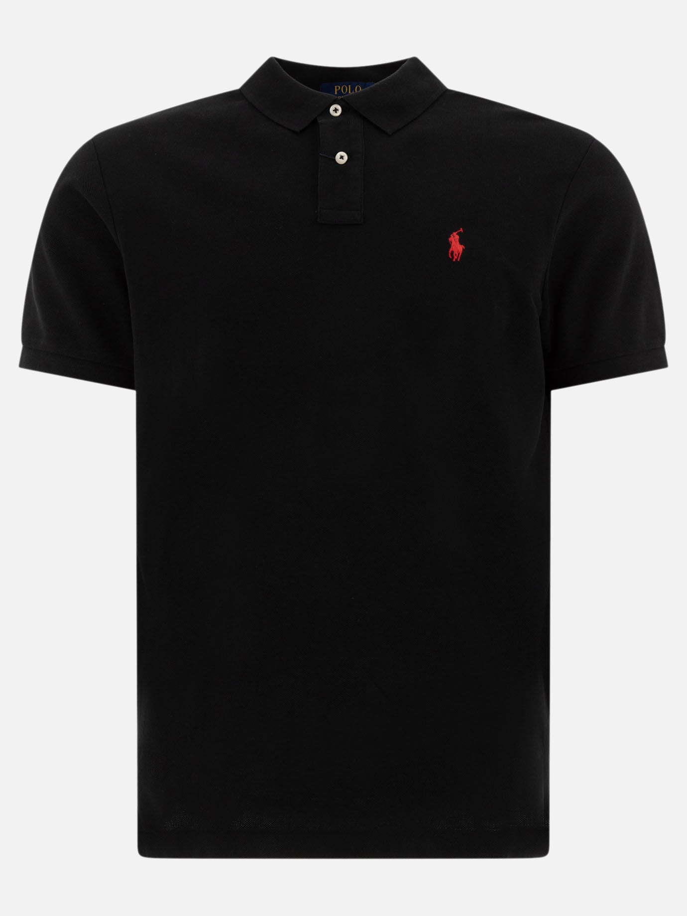 Polo Ralph Lauren Polo in piquè 16073448_S Black thumbnail_1