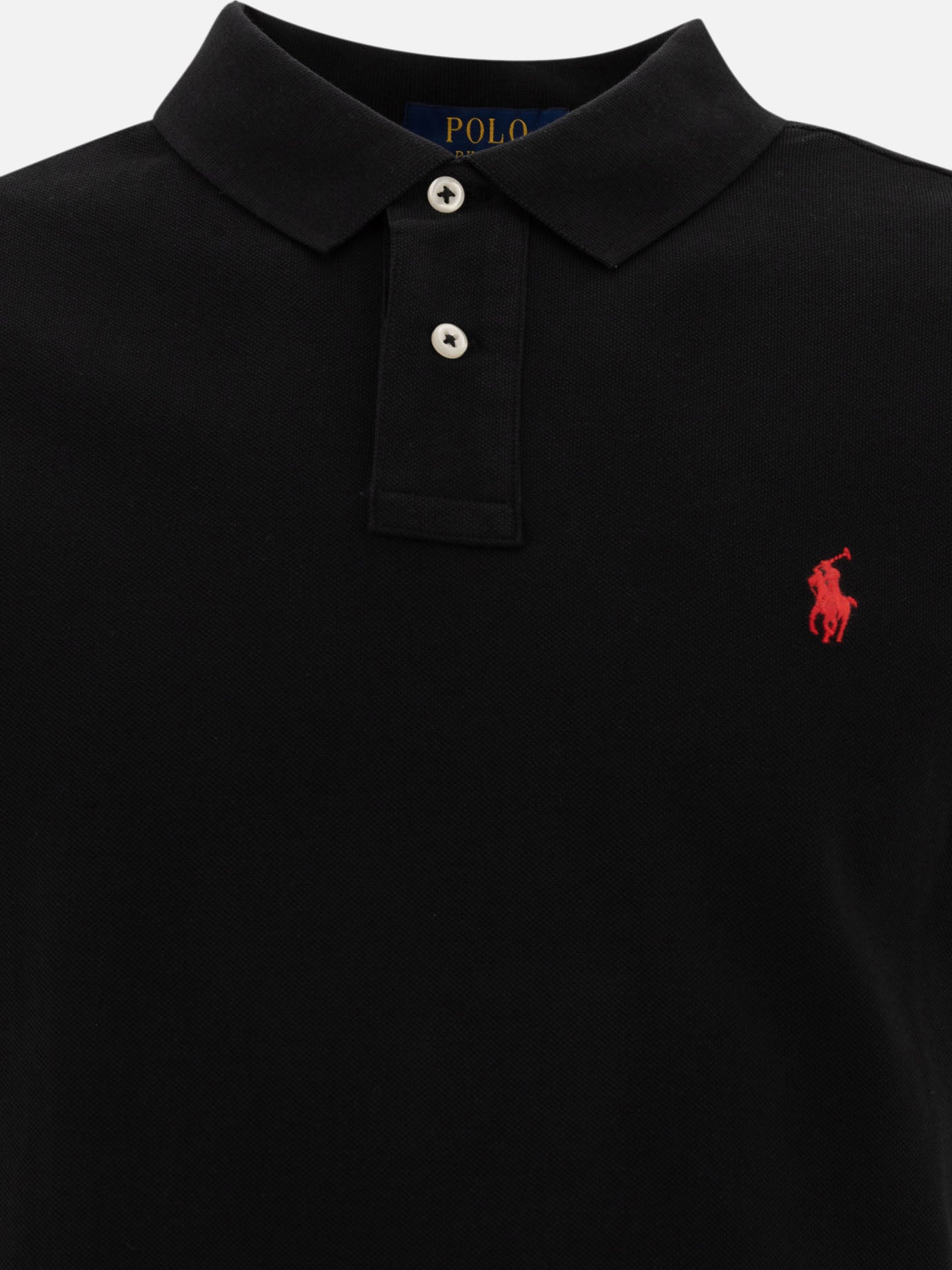 Polo Ralph Lauren Polo in piquè 16073448_S Black thumbnail_3