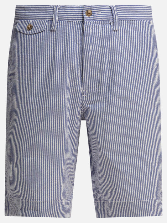 Short cinque tasche Striped  Blu - Polo Ralph Lauren Uomo | PDP | VIETTI Online Store 

