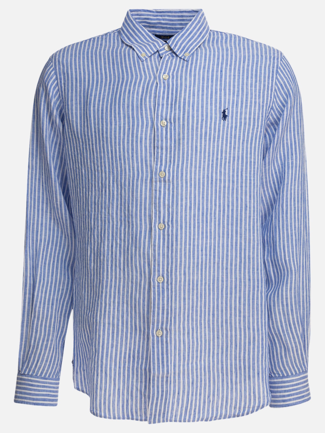 Polo Ralph Lauren Striped linen shirt Blue
