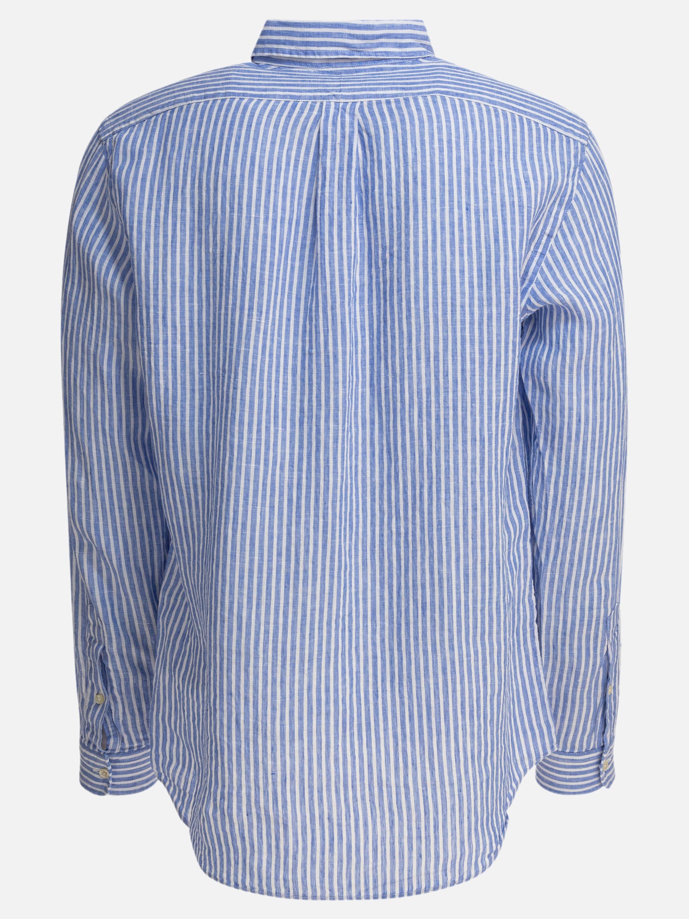 Polo Ralph Lauren Striped linen shirt 16902239_S Blue thumbnail_2