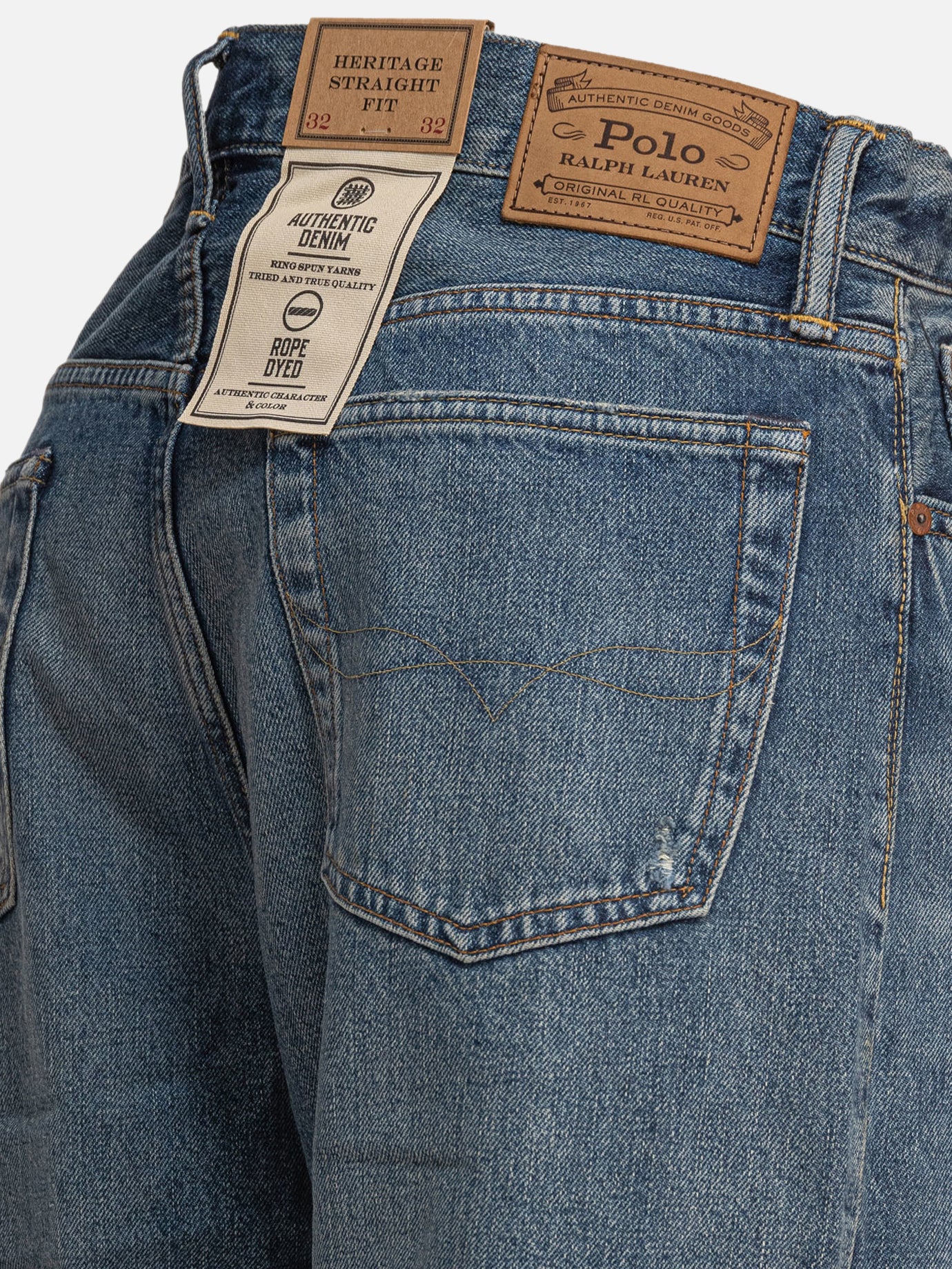 Jeans a gamba dritta Denim  Blu - Polo Ralph Lauren Uomo | PDP | VIETTI Online Store | thumbnail_4