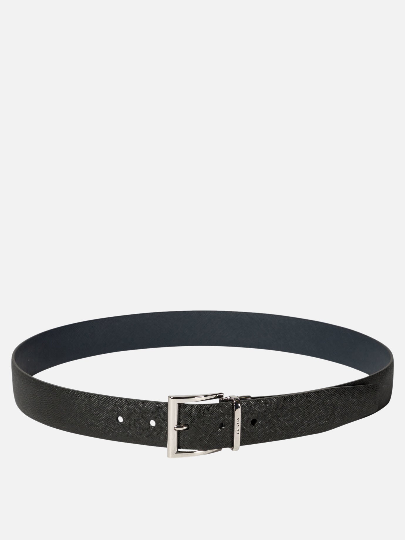 Prada Reversible Saffiano belt Black