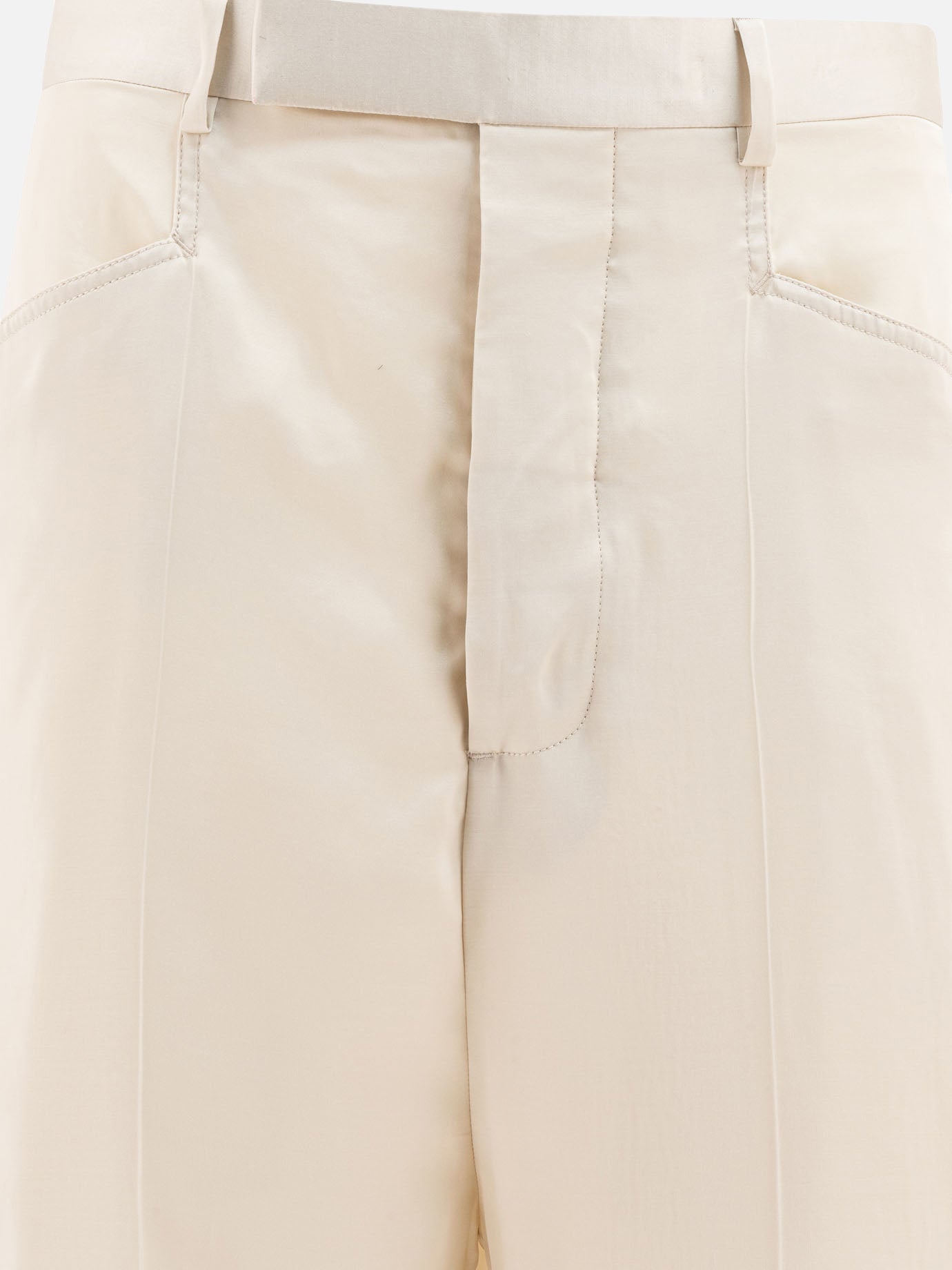 Rick Owens Pantaloni &quot;Hollywood Mastodon&quot; 17581602_40 White thumbnail_3
