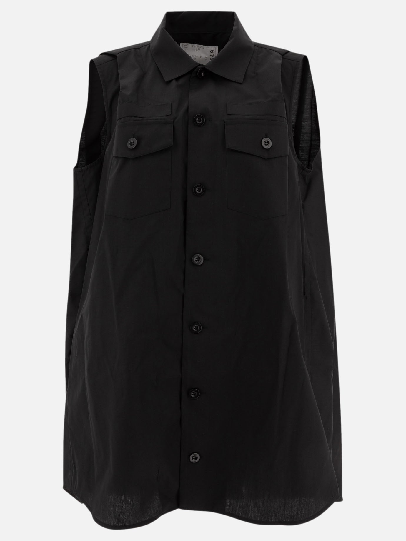 Sacai Abito chemisier 11126571_1 Black thumbnail_1