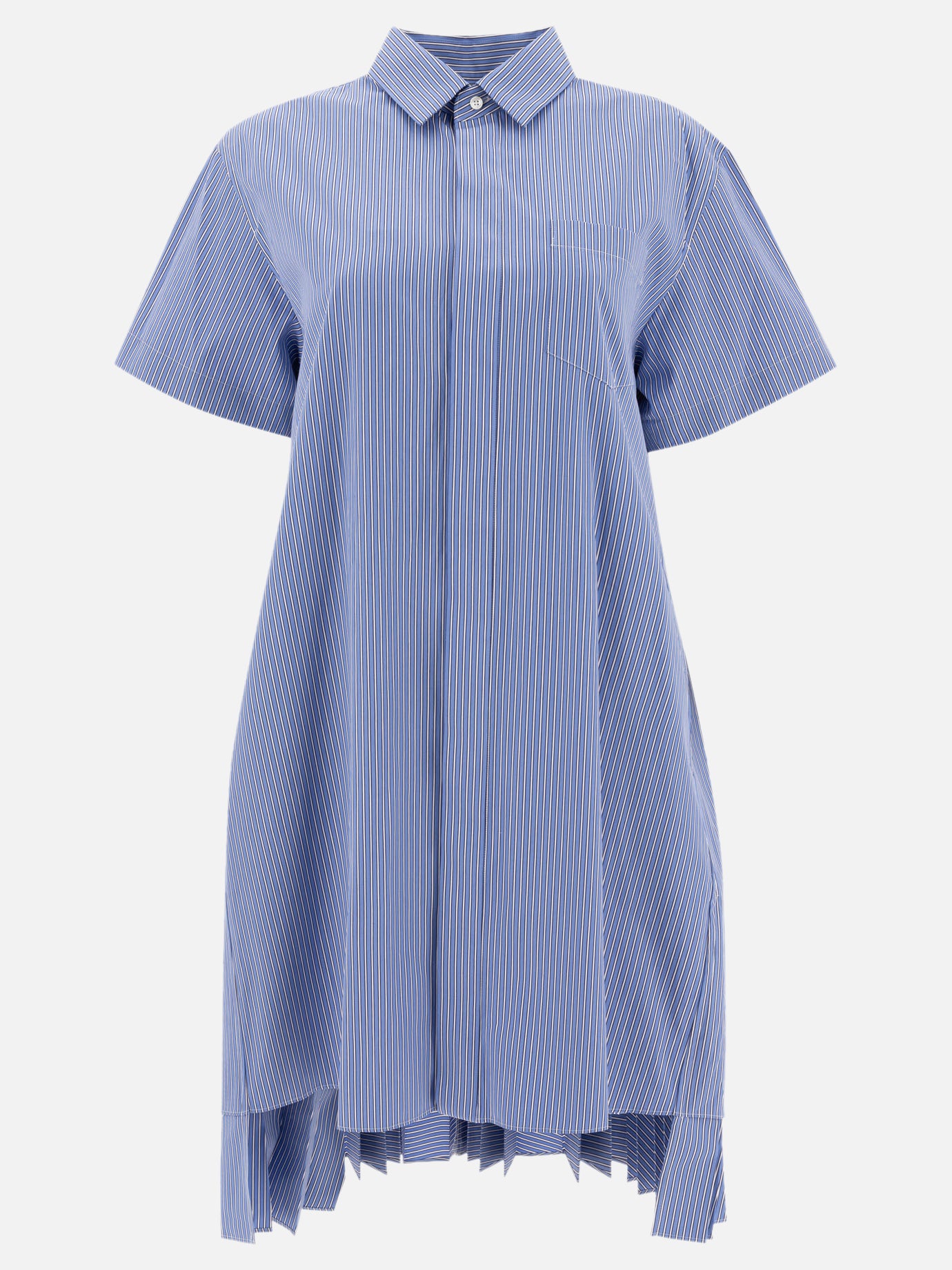 Abiti corti Striped  Blu - Sacai Donna | PDP | VIETTI Online Store | thumbnail