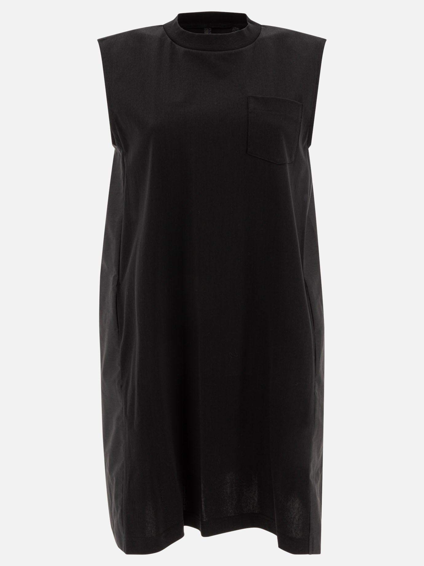 Sacai Cotton dress Black