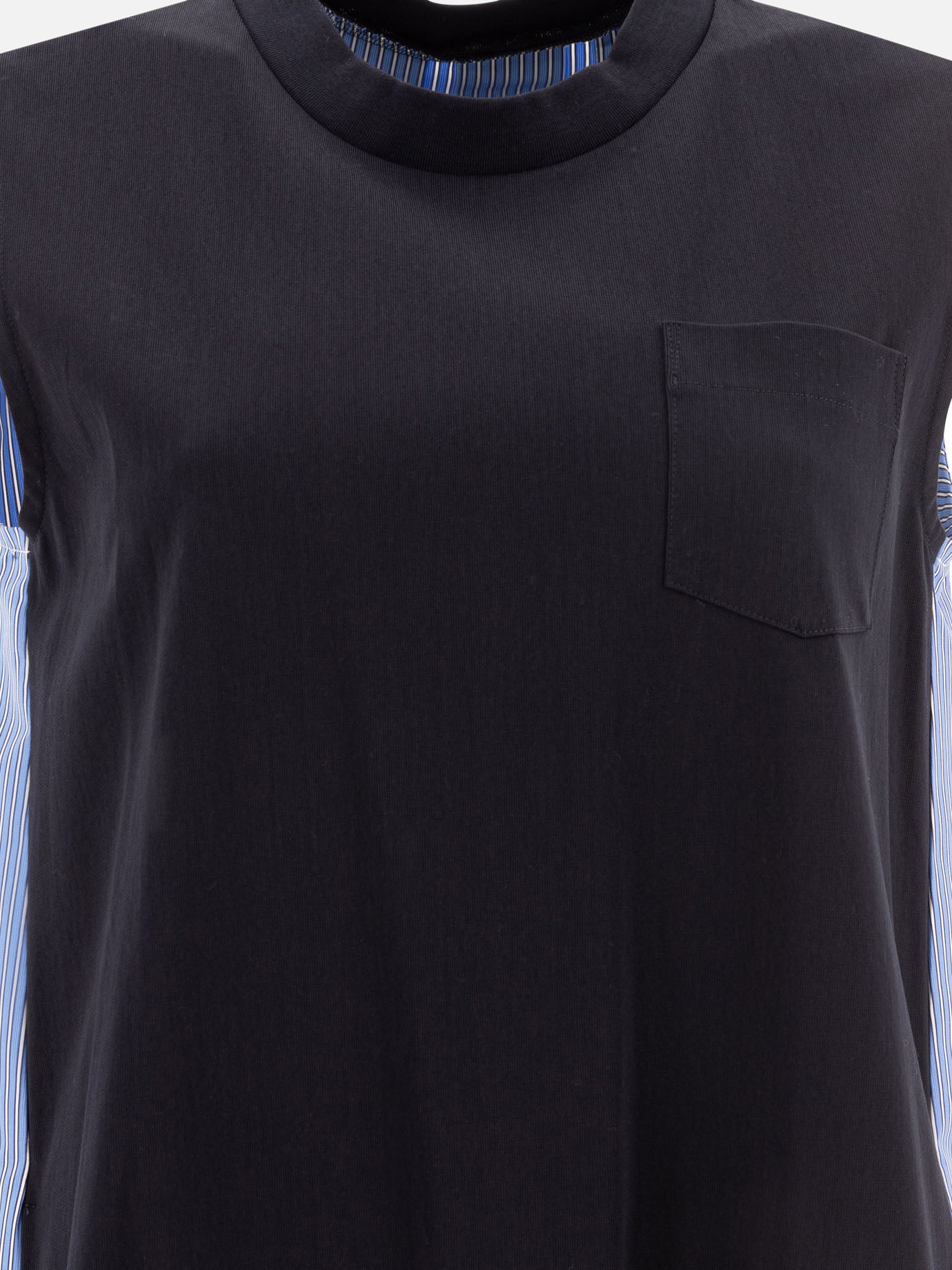 Sacai Abito in cotone 11394071_2 Blue thumbnail_3