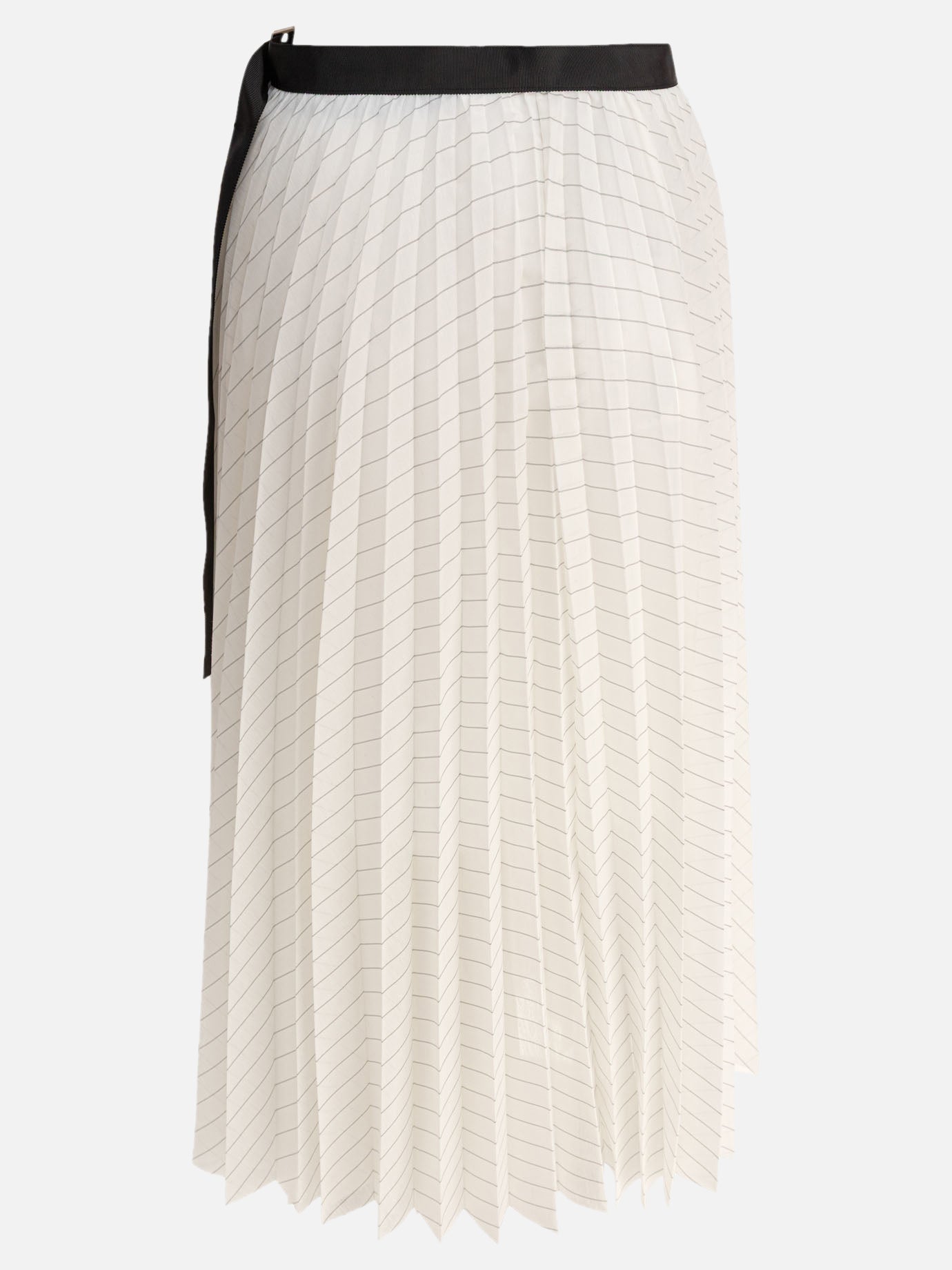 Sacai Pleated skirt White