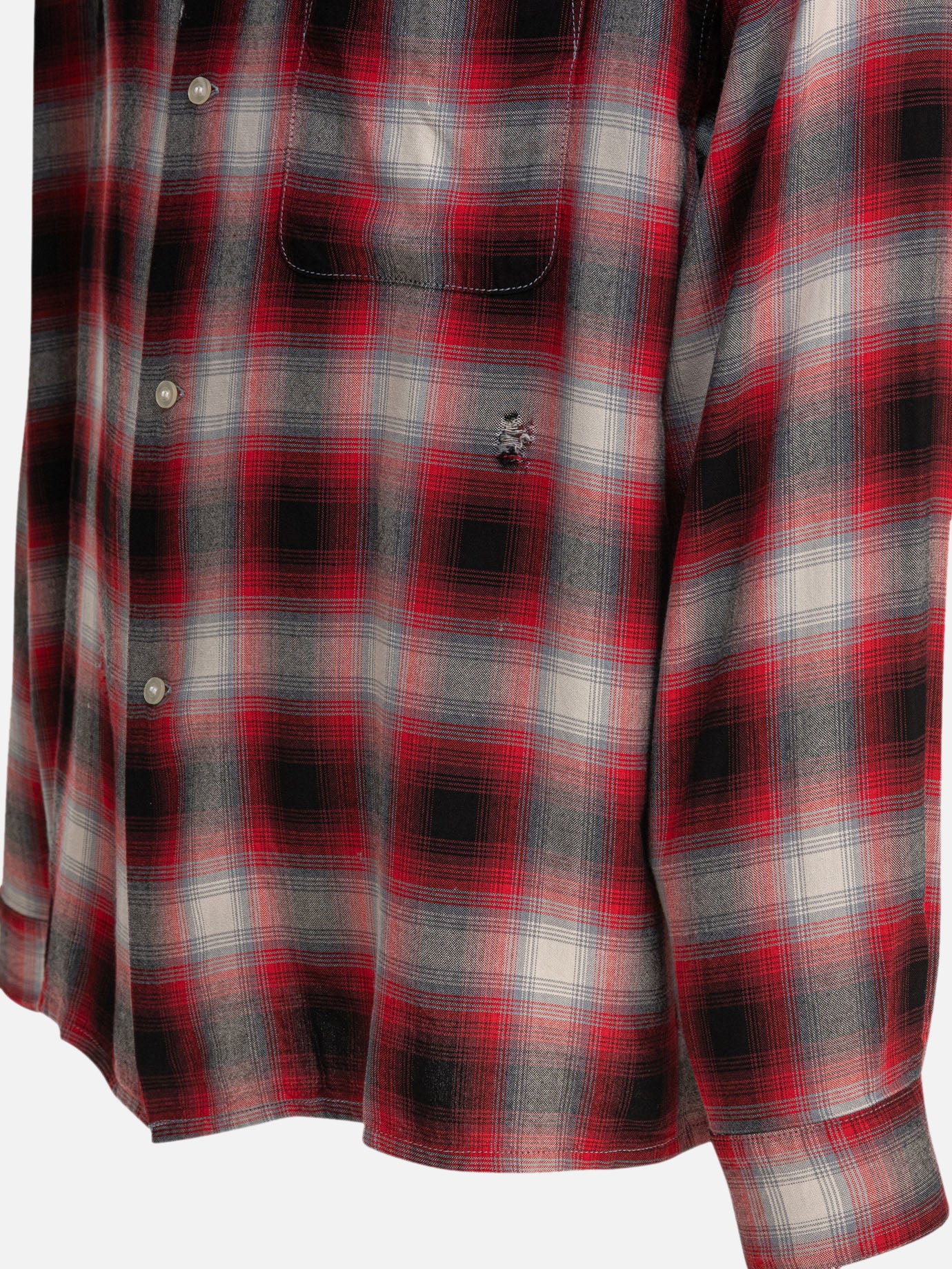 Casual shirts Check  Red - ©SAINT M×××××× Men | PDP | VIETTI Online Store | thumbnail_4
