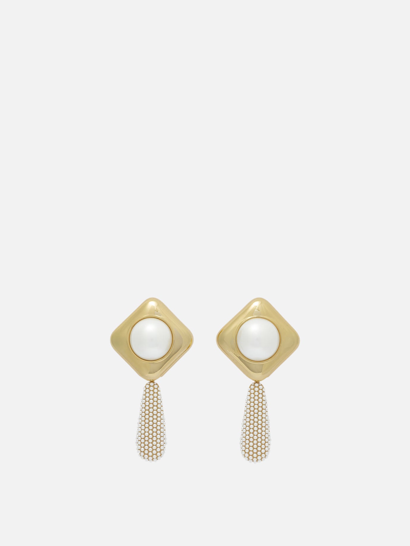 Orecchini 80% brass 20% stainless steel - 100% faux pearl  Oro - Self-portrait Donna | PDP | VIETTI Online Store | Zoom-Modal
