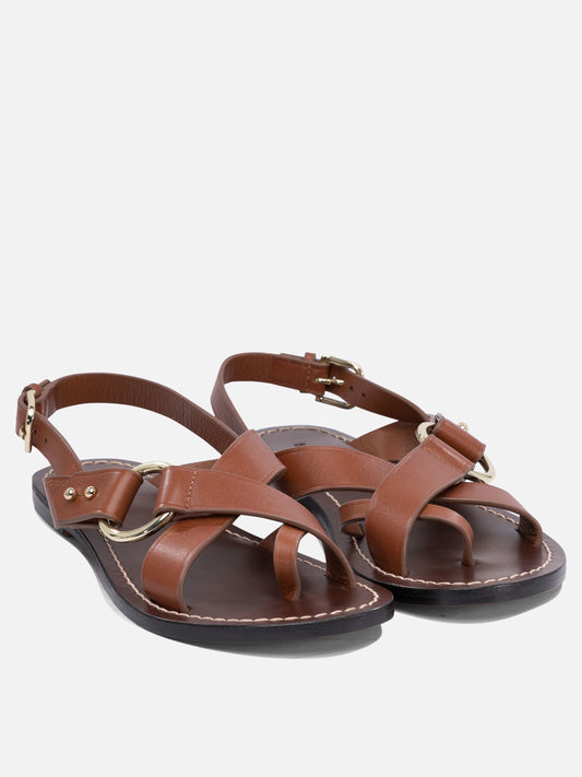 Sandali bassi 100% leather - 100% leather  Marrone - Soeur Donna | PDP | VIETTI Online Store | 2
