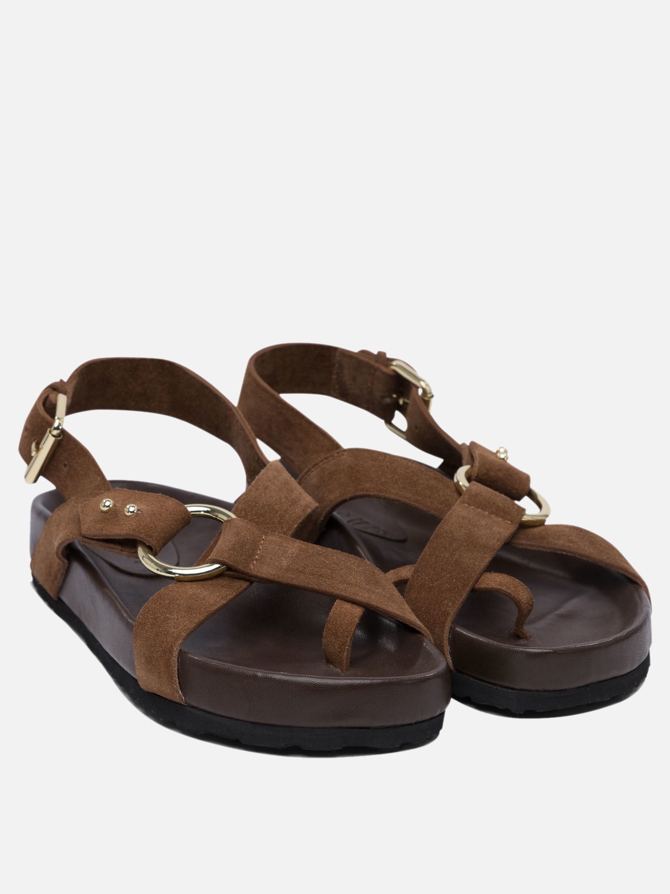 Sandali bassi 100% bovine leather - 100% rubber  Marrone - Soeur Donna | PDP | VIETTI Online Store | thumbnail_2