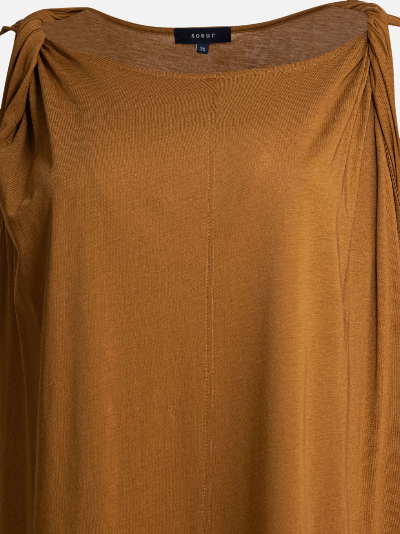 Long dresses Solid colour  Brown - Soeur Women | PDP | VIETTI Online Store | Zoom-Modal_3
