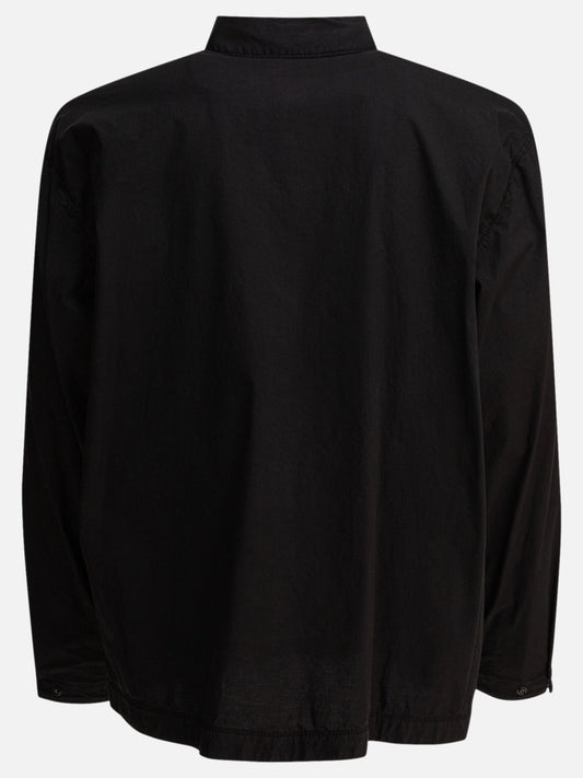 Stone Island Overshirt in tela di cotone stretch 23073480_XL Black 2
