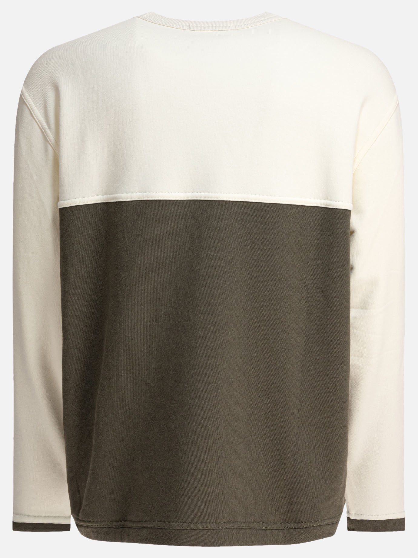 Stone Island Cotton fleece crewneck sweatshirt 19387435_L White thumbnail_2
