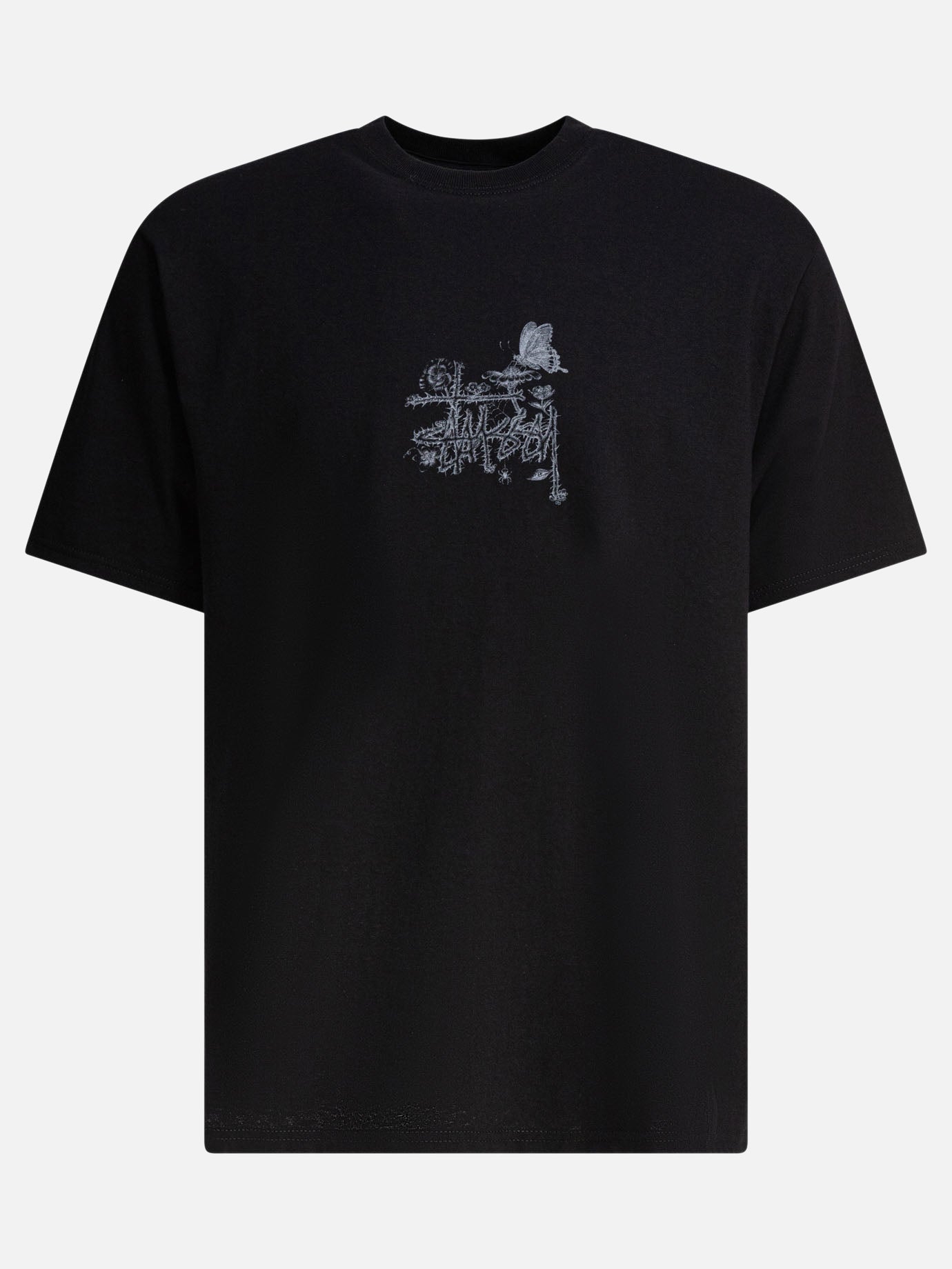 Crewneck t-shirts Logo  Black - Stüssy Men | PDP | VIETTI Online Store | Zoom-Modal
