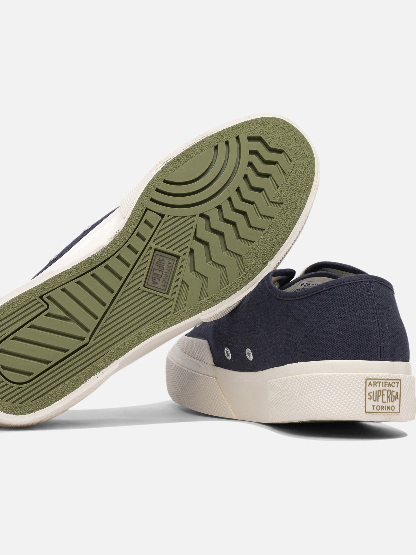Low top sneakers 100% cotton - 100% rubber  Blue - Superga Men | PDP | VIETTI Online Store | Zoom-Modal_5
