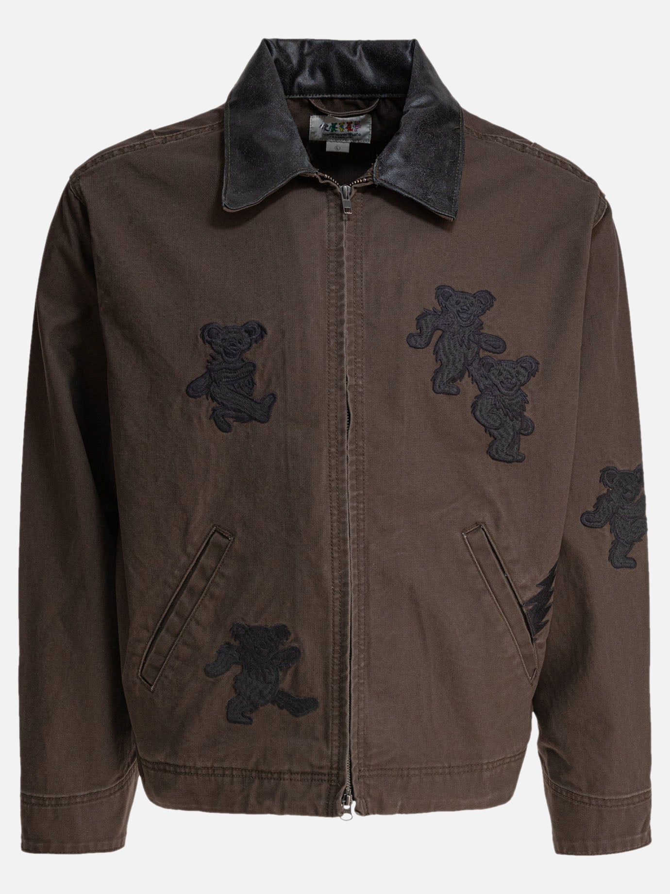 Thisisneverthat® Giacca &quot;GD Dancing Bears&quot; 18923384_S Brown thumbnail_1