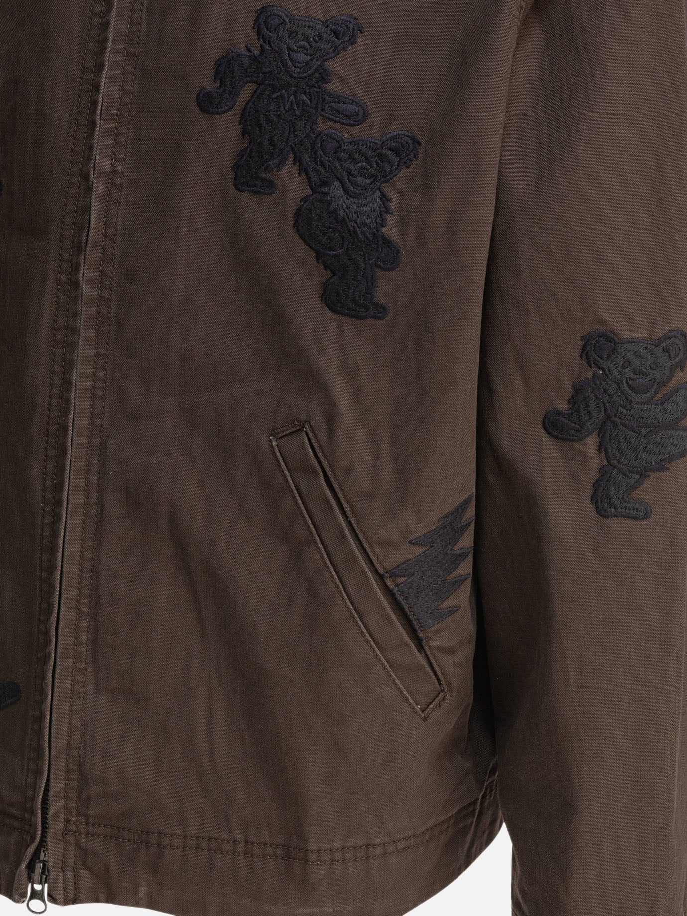 Thisisneverthat® "GD Dancing Bears" Jacket Brown