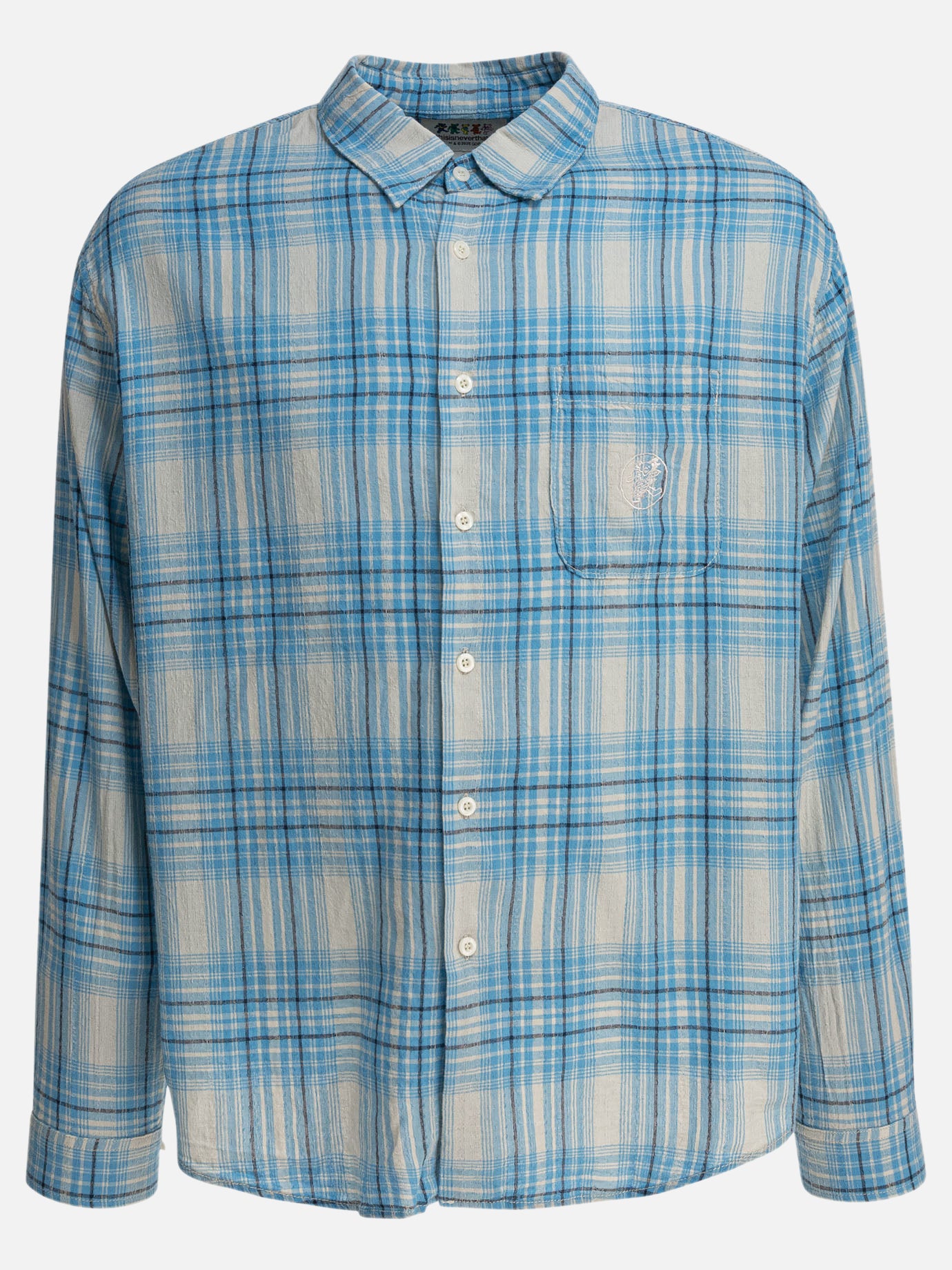 Thisisneverthat® Camicia check 12864515_S Light blue thumbnail_1