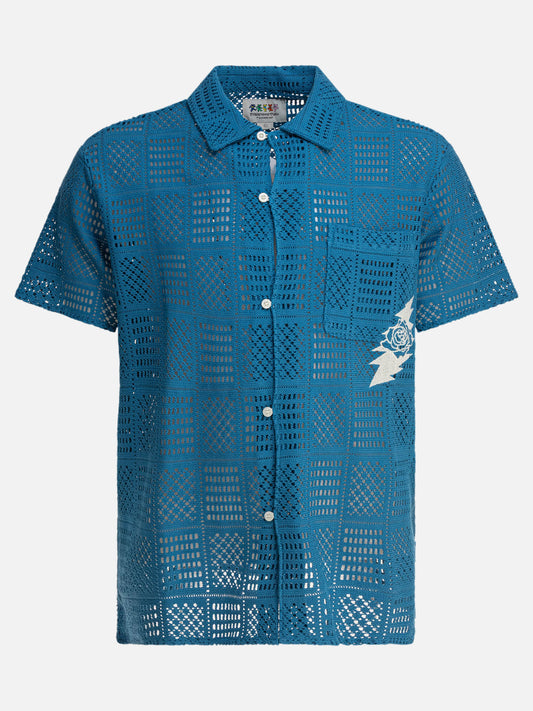 Thisisneverthat® Camicia "GD Lightning Mesh" 16368741_S Blue 1