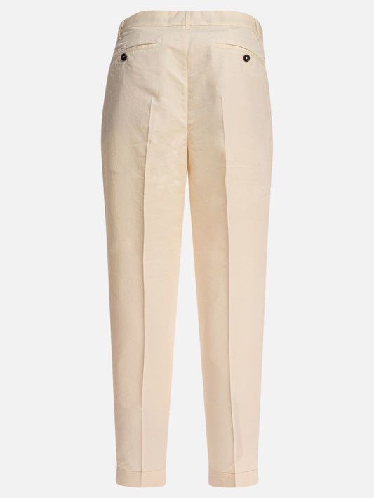 Tom Ford Poplin trousers with double darts 11074331_33 Beige 2