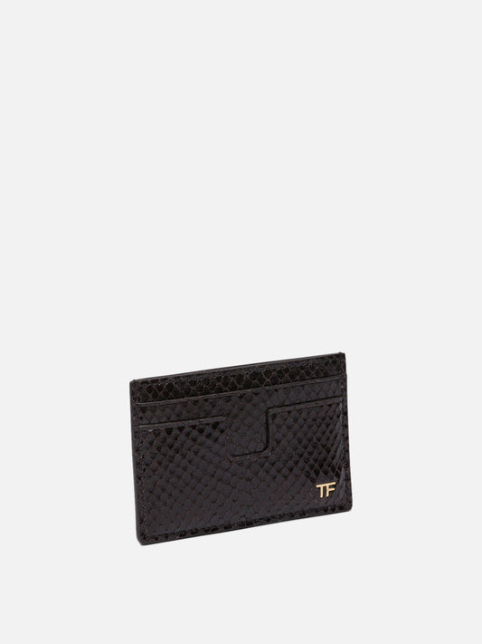 Tom Ford Card holder "TF" 12604880_UNI Brown 2