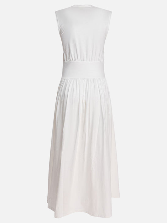 Toteme Abito midi svasato 18143236_M White 2