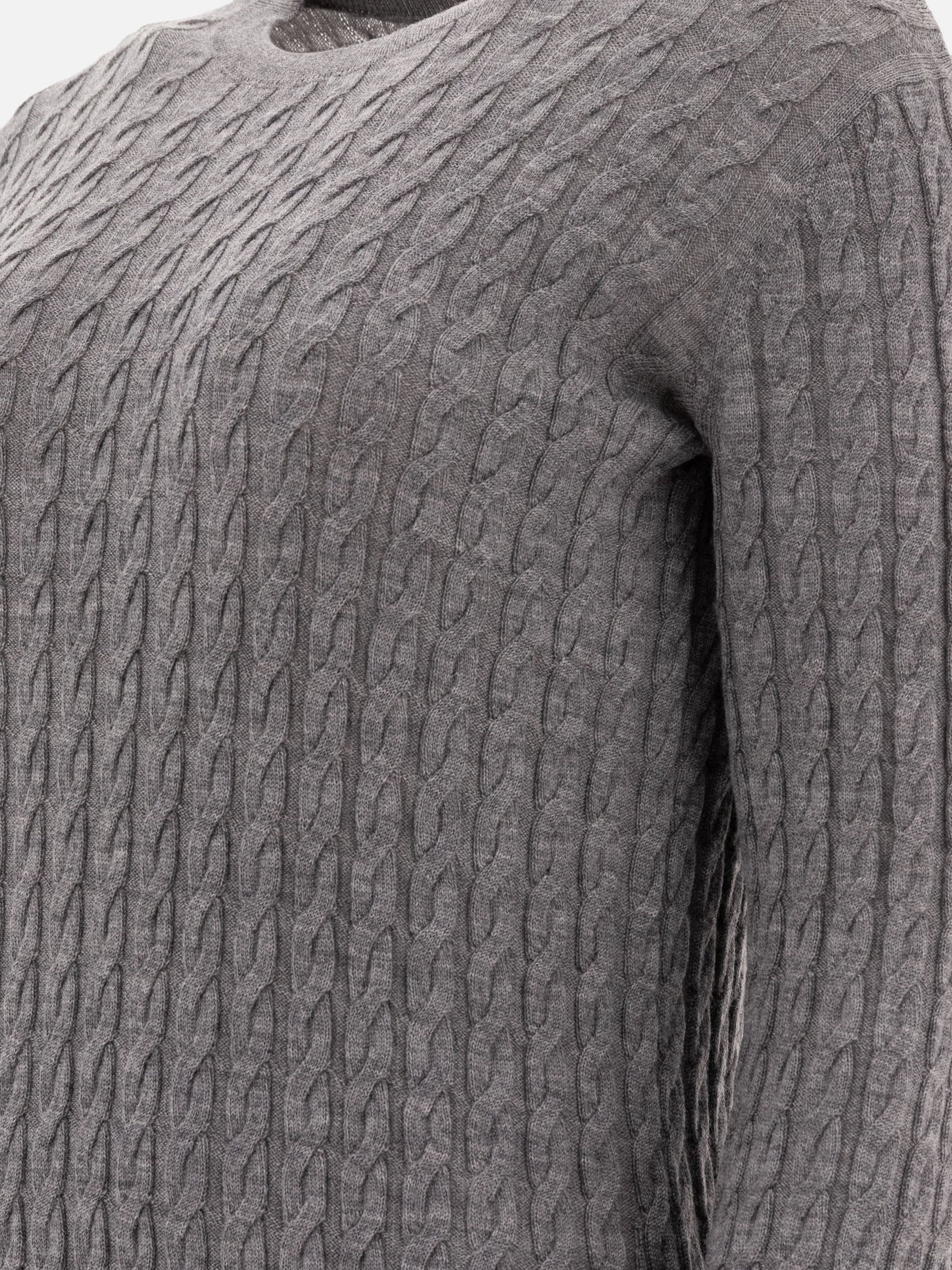 Toteme Abito in maglia a trecce 18969885_M Grey thumbnail_4