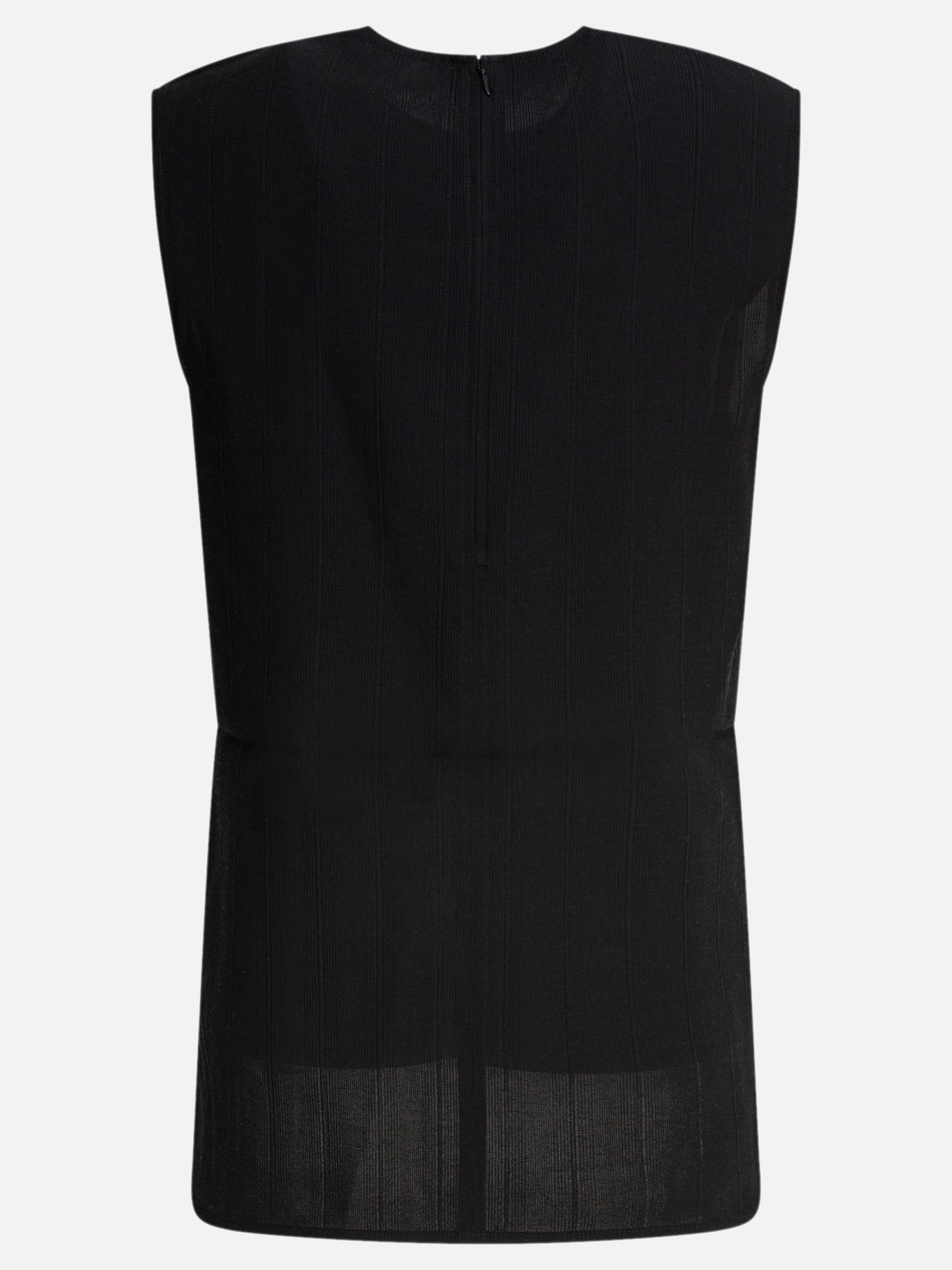Toteme Tone-on-tone striped tank top Black