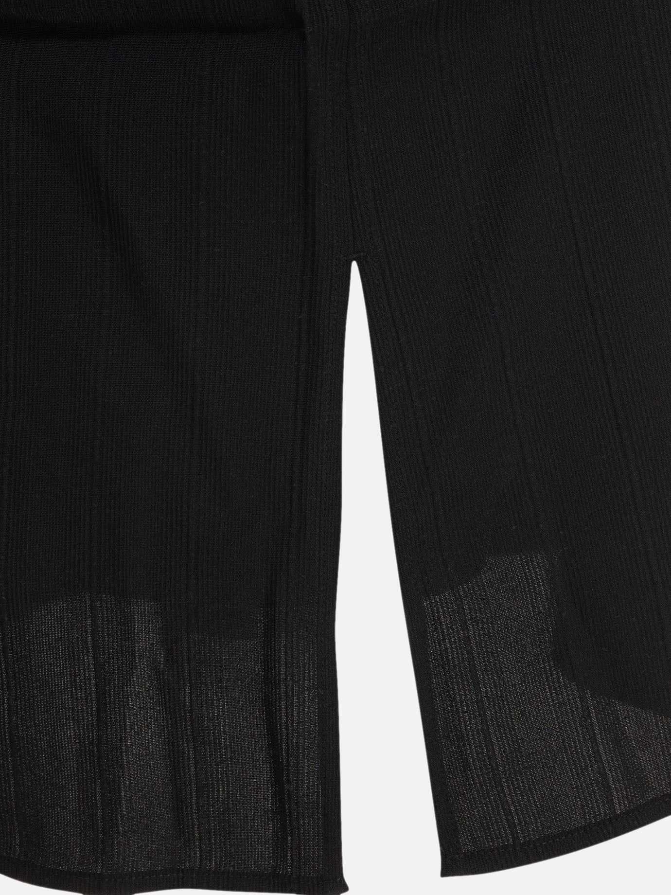 Toteme Tone-on-tone striped tank top Black