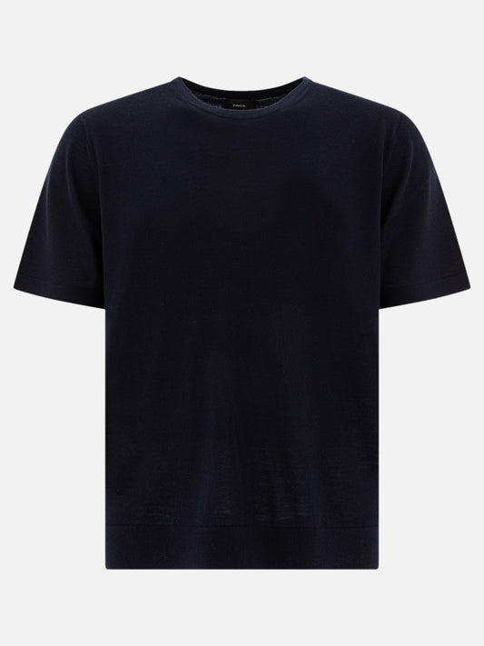 T-shirt girocollo Solid colour  Blu - Vince Uomo | PLP | VIETTI Online Store 
