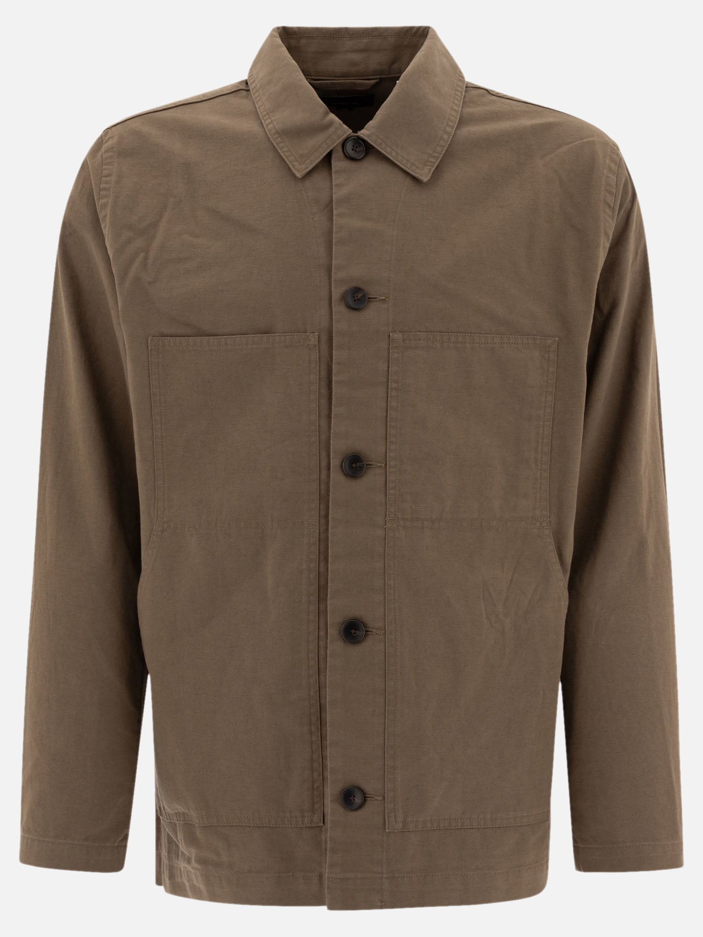 Overshirt jackets Solid colour  Green - Vince Men | PDP | VIETTI Online Store | Zoom-Modal
