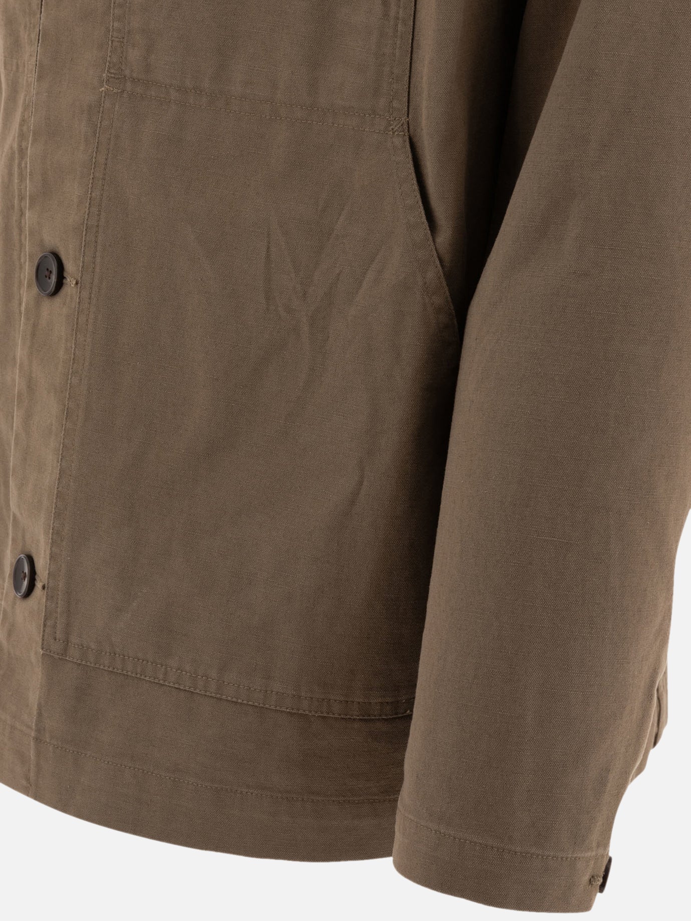 Overshirt jackets Solid colour  Green - Vince Men | PDP | VIETTI Online Store | thumbnail_4