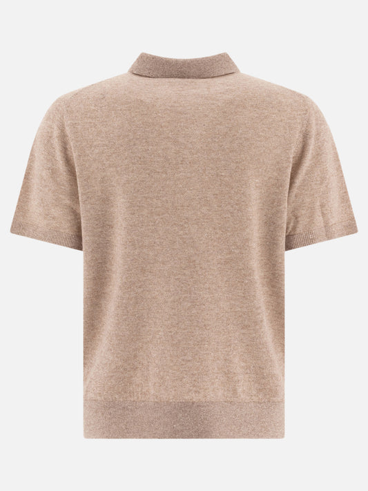 Vince Polo in lino, lana e chashmere 18568630_S Beige 2