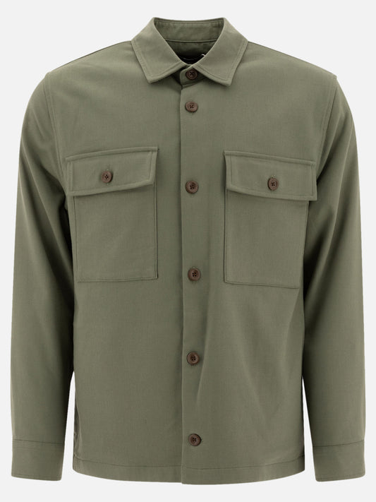 Giacche overshirt Solid colour  Verde - Vince Uomo | PLP | VIETTI Online Store 

