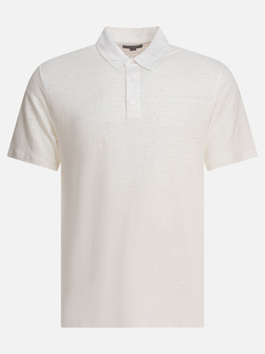Vince Polo in lino 18804855_S White 1