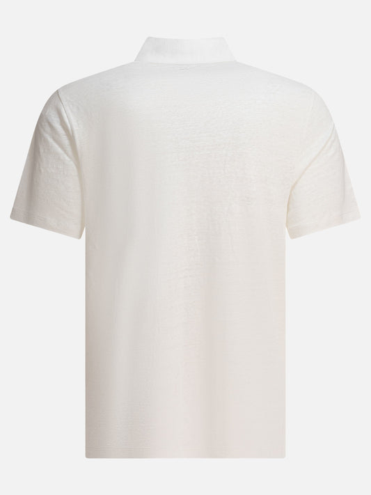 Vince Polo in lino 18804855_S White 2