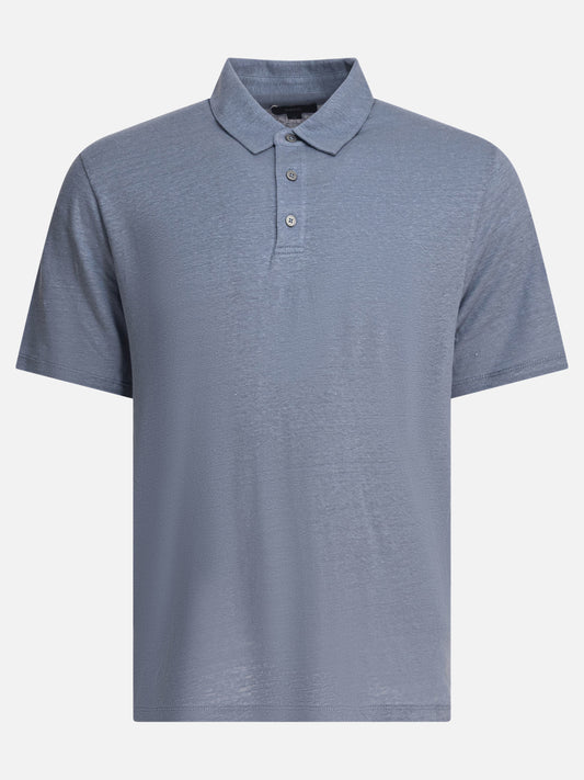 Vince Polo in lino 11966651_S Light blue 1